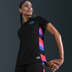 Nike England Women's National Team Women's 2025/26 Away Replica Jerseys - Black