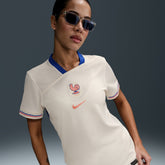 Nike France Women's National Team Women's 2025/26 Away Replica Jerseys - Cream