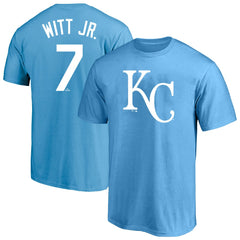 Bobby Witt Jr. Kansas City Royals Fanatics Big & Tall Name & Number T-Shirt On Sale