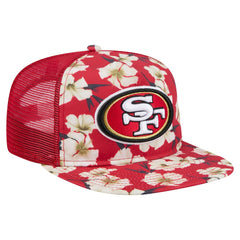 San Francisco 49ers New Era Adventure Pattern Golfer Snapback Hat Scarlet - NFL