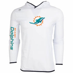 Miami Dolphins Greyson Clothiers Colorado Long Sleeve Hoodie T-Shirt White - NFL