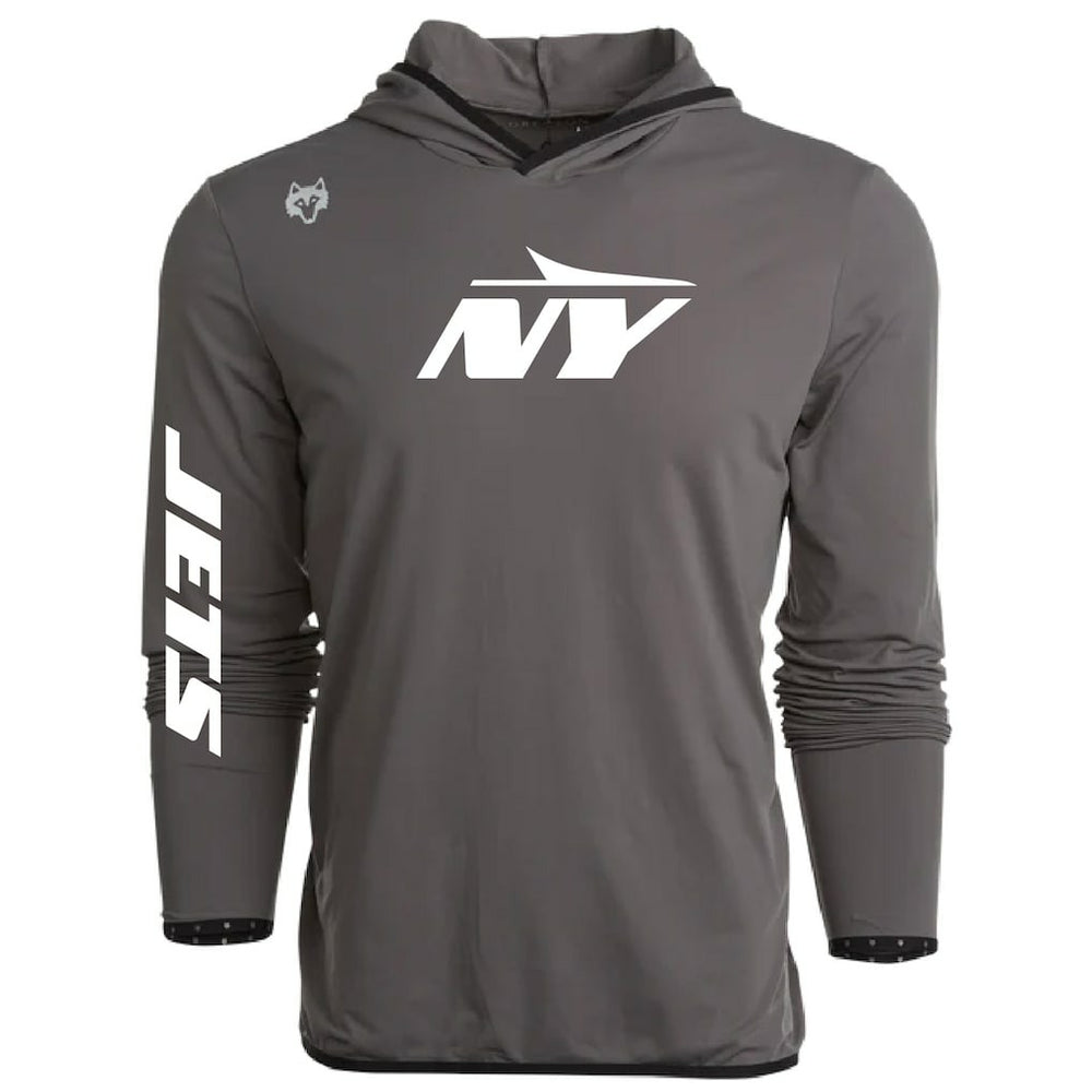 New York Jets Greyson Clothiers Colorado Long Sleeve Hoodie T-Shirt Gray - NFL