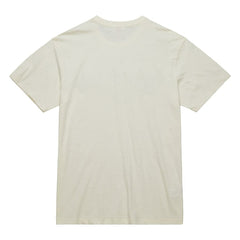 Kansas City Chiefs Vintage Logo Heritage Slub T-Shirt Cream - Mitchell & Ness