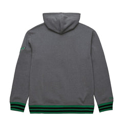 Philadelphia Eagles Vintage Logo Snow Washed Fleece Pullover Hoodie Heather Gray - Mitchell & Ness