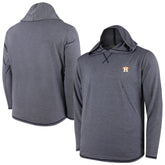 Houston Astros Butter Stripe Tri-Blend Long Sleeve Hoodie T-Shirt - Navy discount