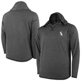 Chicago White Sox Butter Stripe Tri-Blend Long Sleeve Hoodie T-Shirt - Black Near Me