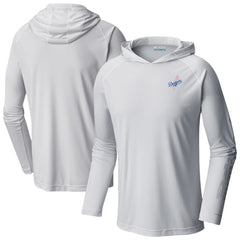 Los Angeles Dodgers Columbia Omni-Wick Terminal Tackle Raglan Long Sleeve Hoodie T-Shirt Lifestyle