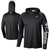 Los Angeles Dodgers Columbia Omni-Wick Terminal Tackle Raglan Long Sleeve Hoodie T-Shirt Lifestyle