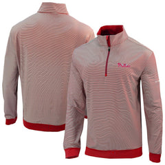 Philadelphia Phillies Columbia Omni-Wick Even Lie Quarter-Zip Pullover Top Lifestyle