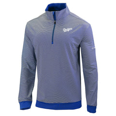 Los Angeles Dodgers Columbia Omni-Wick Even Lie Quarter-Zip Pullover Top for sale