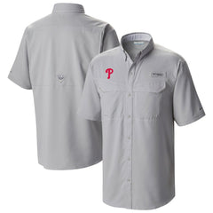 Philadelphia Phillies Columbia Omni-Wick Low Drag Offshore Button-Up Shirt for sale