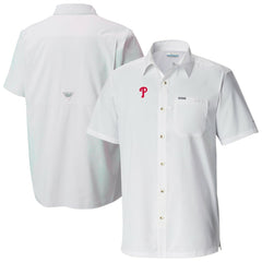 Philadelphia Phillies Columbia Slack Tide Omni-Wick Button-Up Camp Shirt Near Me