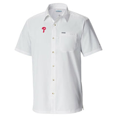 Philadelphia Phillies Columbia Slack Tide Omni-Wick Button-Up Camp Shirt Near Me