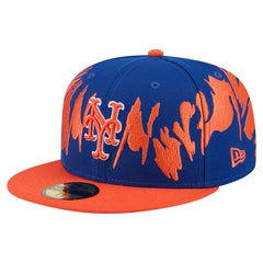New York Mets New Era Retro Pattern 59FIFTY Fitted Hat On Sale