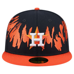Houston Astros New Era Retro Pattern 59FIFTY Fitted Hat Lifestyle