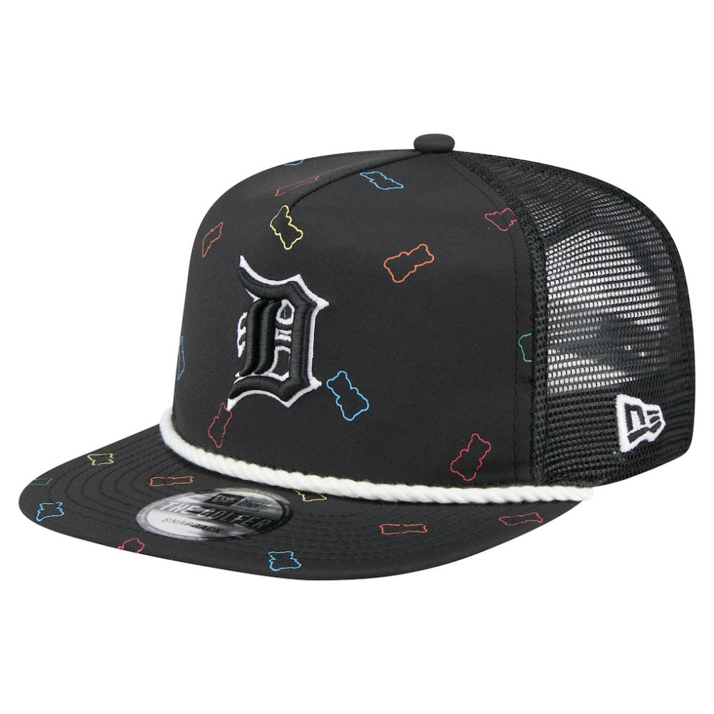 Detroit Tigers New Era Gummy Golfer Trucker Snapback Hat discount