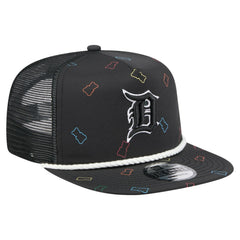 Detroit Tigers New Era Gummy Golfer Trucker Snapback Hat discount
