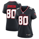 Andre Johnson Houston Texans Women's Team Retired Player Game Jersey Navy - Nike