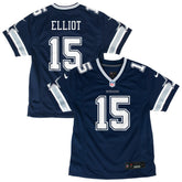 Ezekiel Elliott Dallas Cowboys Youth Game Jersey Navy - Nike