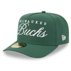 New Era - Milwaukee Bucks 2025 NBA Draft A-Frame 59FIFTY Fitted Hat - Hunter Green