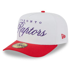New Era - Toronto Raptors 2025 NBA Draft A-Frame 59FIFTY Fitted Hat - White/Red