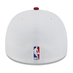 New Era - Cleveland Cavaliers 2025 NBA Draft A-Frame 59FIFTY Fitted Hat - White/Wine