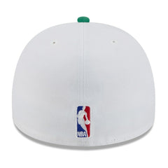 New Era - Boston Celtics 2025 NBA Draft A-Frame 59FIFTY Fitted Hat - White/Kelly Green