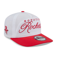 New Era - Houston Rockets 2025 NBA Draft On-Stage Nylon 19TWENTY Adjustable Hat - White/Red