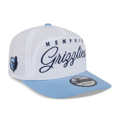 New Era - Memphis Grizzlies 2025 NBA Draft On-Stage Nylon 19TWENTY Adjustable Hat - White/Light Blue