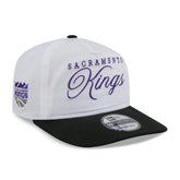 New Era - Sacramento Kings 2025 NBA Draft On-Stage Nylon 19TWENTY Adjustable Hat - White/Black