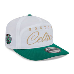New Era - Boston Celtics 2025 NBA Draft On-Stage Nylon 19TWENTY Adjustable Hat - White/Kelly Green