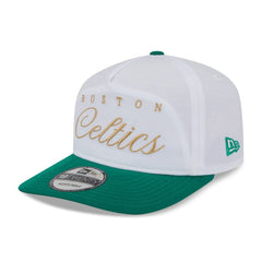 New Era - Boston Celtics 2025 NBA Draft On-Stage Nylon 19TWENTY Adjustable Hat - White/Kelly Green
