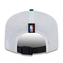 New Era - Boston Celtics 2025 NBA Draft On-Stage Nylon 19TWENTY Adjustable Hat - White/Kelly Green