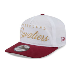 New Era - Cleveland Cavaliers 2025 NBA Draft On-Stage Nylon 19TWENTY Adjustable Hat - White/Wine