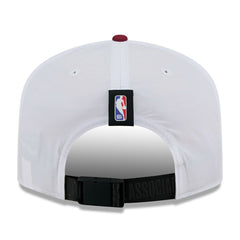 New Era - Cleveland Cavaliers 2025 NBA Draft On-Stage Nylon 19TWENTY Adjustable Hat - White/Wine