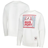 Arizona Cardinals x Bud Light The Crest Pullover Sweatshirt White - Mitchell & Ness