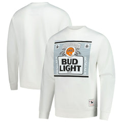Cincinnati Bengals x Bud Light The Crest Pullover Sweatshirt White - Mitchell & Ness