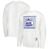 Los Angeles Rams x Bud Light The Crest Pullover Sweatshirt White - Mitchell & Ness