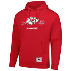 Kansas City Chiefs NFL x Bud Light Vintage Pullover Hoodie Red - Mitchell & Ness