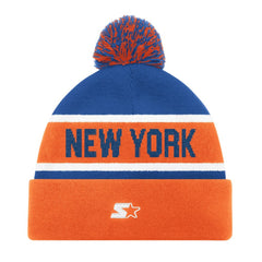 New York Islanders - Starter Cuffed Knit Hat with Pom Orange