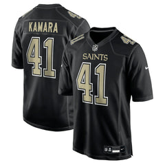 Alvin Kamara New Orleans Saints Fashion Game Jersey Carbon Black - Nike