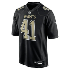 Alvin Kamara New Orleans Saints Fashion Game Jersey Carbon Black - Nike