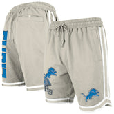 Detroit Lions New Era Stone Multi Patch Shorts Light Beige - NFL