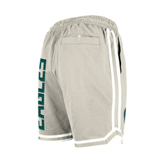 Philadelphia Eagles New Era Stone Multi Patch Shorts Light Beige - NFL