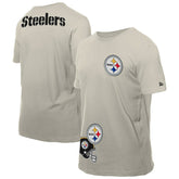 Pittsburgh Steelers New Era Multi Patch T-Shirt Light Beige - NFL