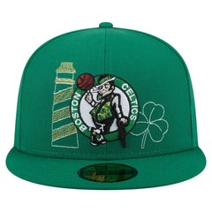 New Era - Boston Celtics State Stitch 59FIFTY Fitted Hat - Kelly Green