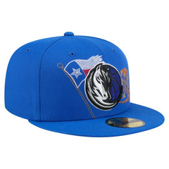New Era - Dallas Mavericks State Stitch 59FIFTY Fitted Hat - Blue