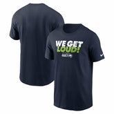 Seattle Seahawks Hometown T-Shirt College Navy - Nike