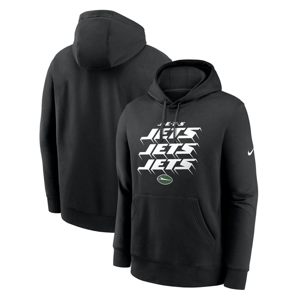 New York Jets Hometown Fleece Pullover Hoodie Black - Nike