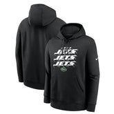 New York Jets Hometown Fleece Pullover Hoodie Black - Nike